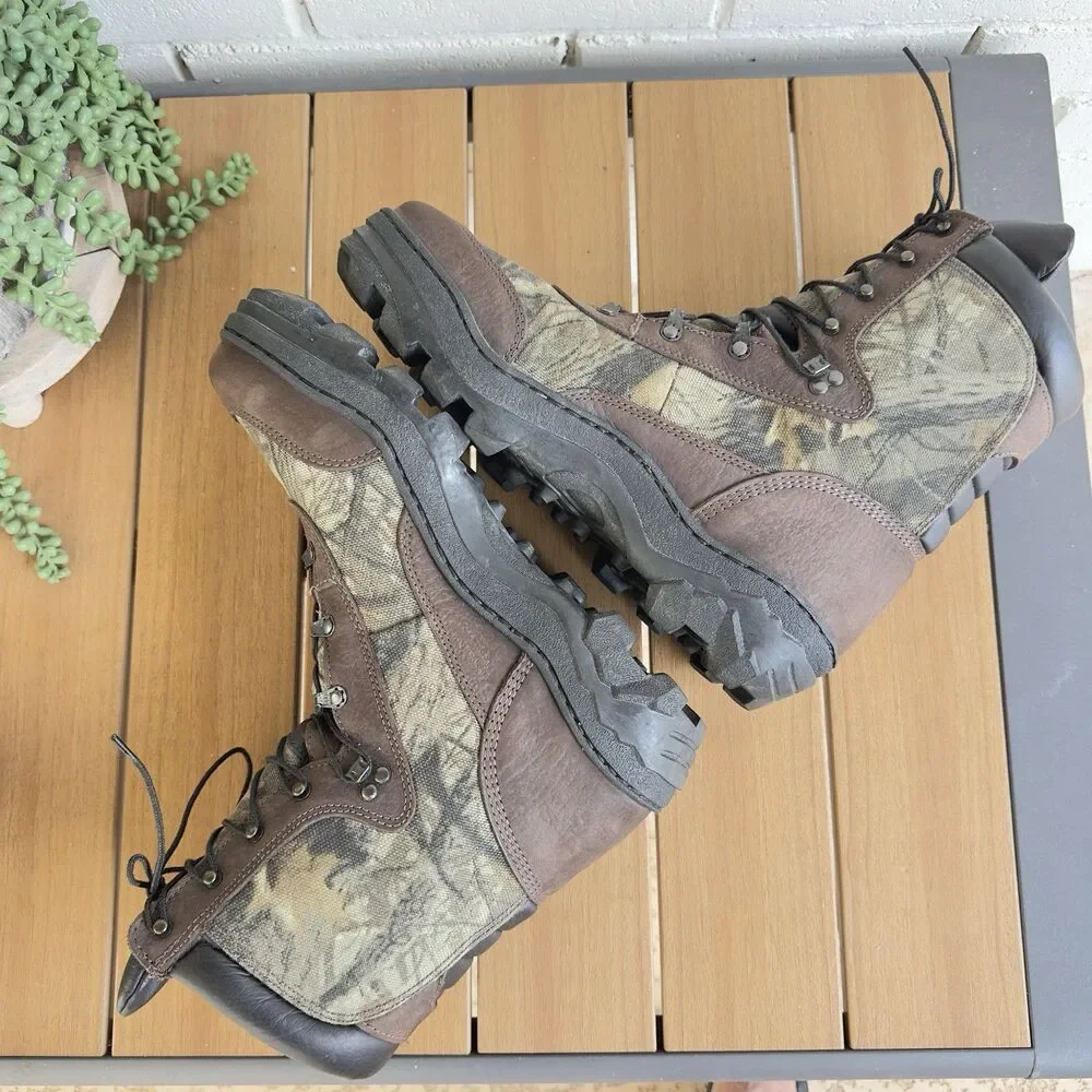 Rocky Hunting Boots Men’s 13 M Gore-Tex 500G Thinsulate Camo Leather Waterproof